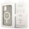 Guess GUHMP14SHCMCGK iPhone 14 / 15 / 136.1 czarny/black hardcase Glitter Gold MagSafe